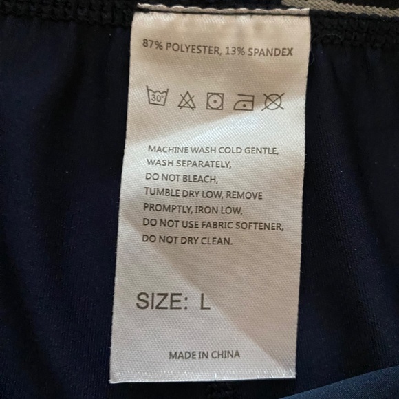 Gradual undershorts , Size L, NWOT, BLACK - Picture 2 of 3